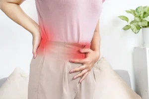 stomach and back pain