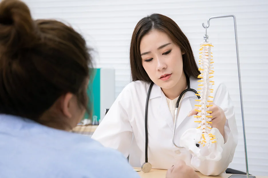 doctor consultation on sciatica pain