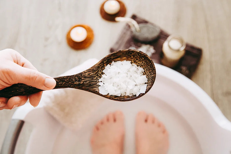 epsom salt bath for  shoulder and neck pain