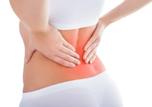 can ovarian cyst cause back pain