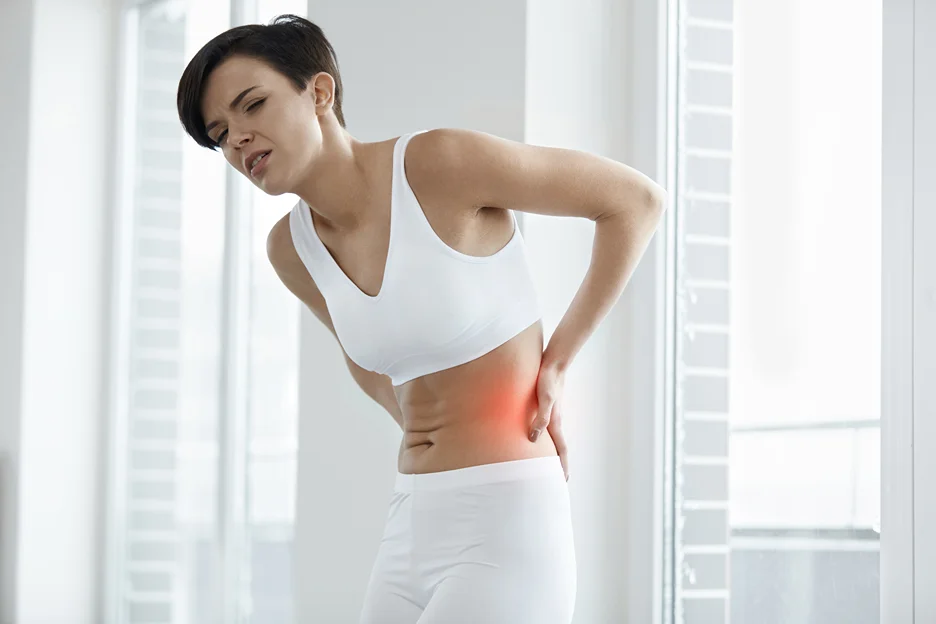 lower back pain when standing
